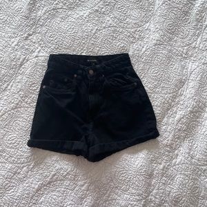 Pretty Little Thing Black Denim Shorts